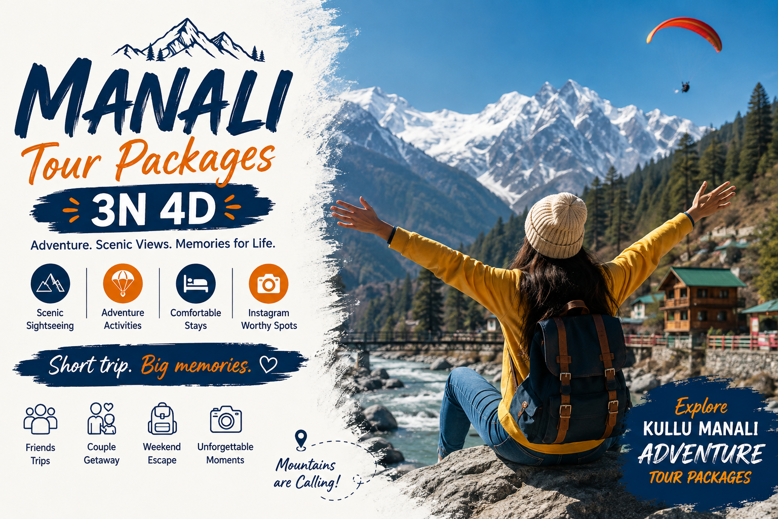 kullu manali adventure tour packages